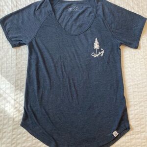 Navy Blue Short Sleeve Tee